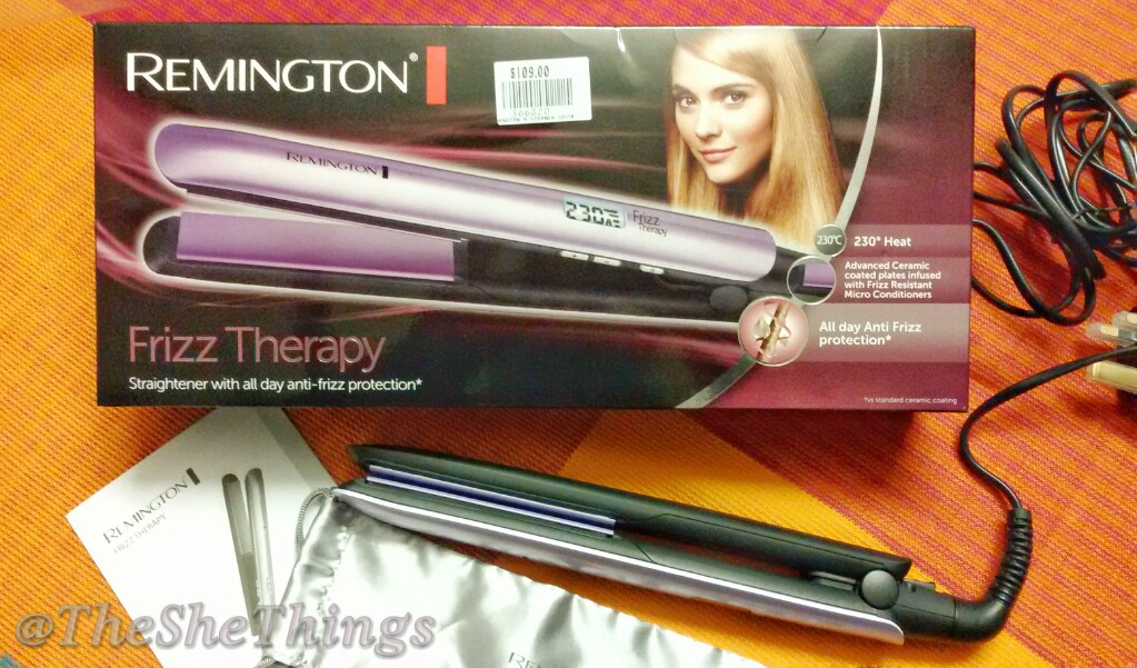 Remington Frizz Therapy Flat Iron : Review & Photos – The She Things